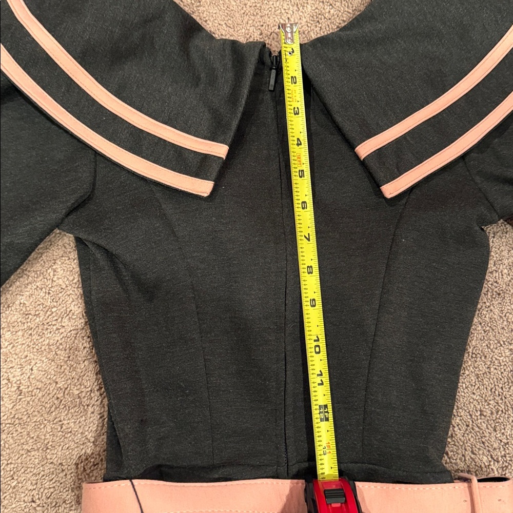 Bettie Page Grey Dress with Pink Details - Picture 8 of 10